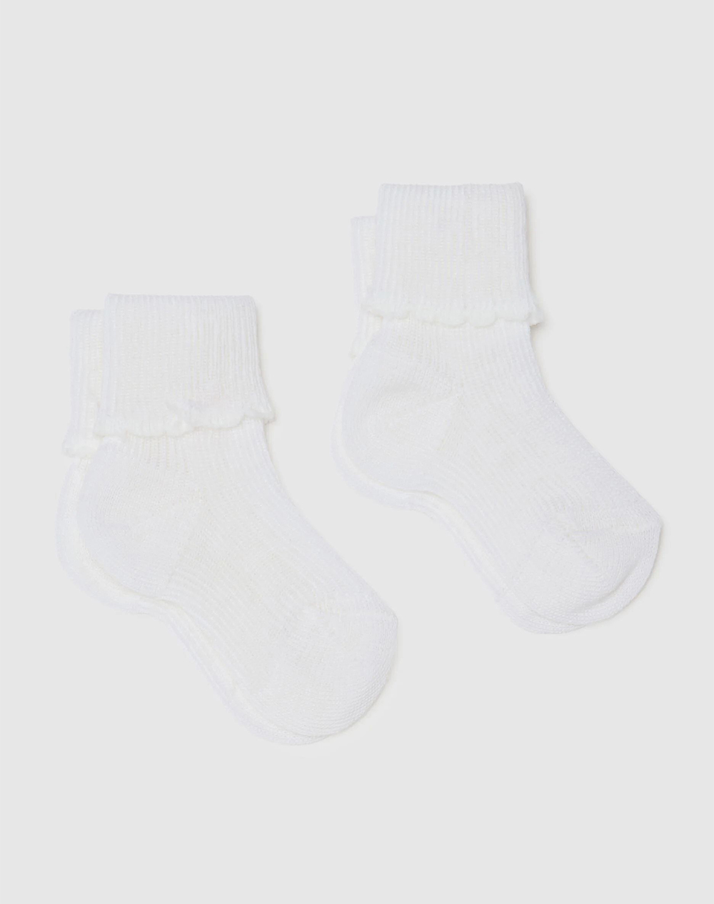 OVS OVS PK 2 PRIMI GG M/LANA 2481976-OFF WHITE White