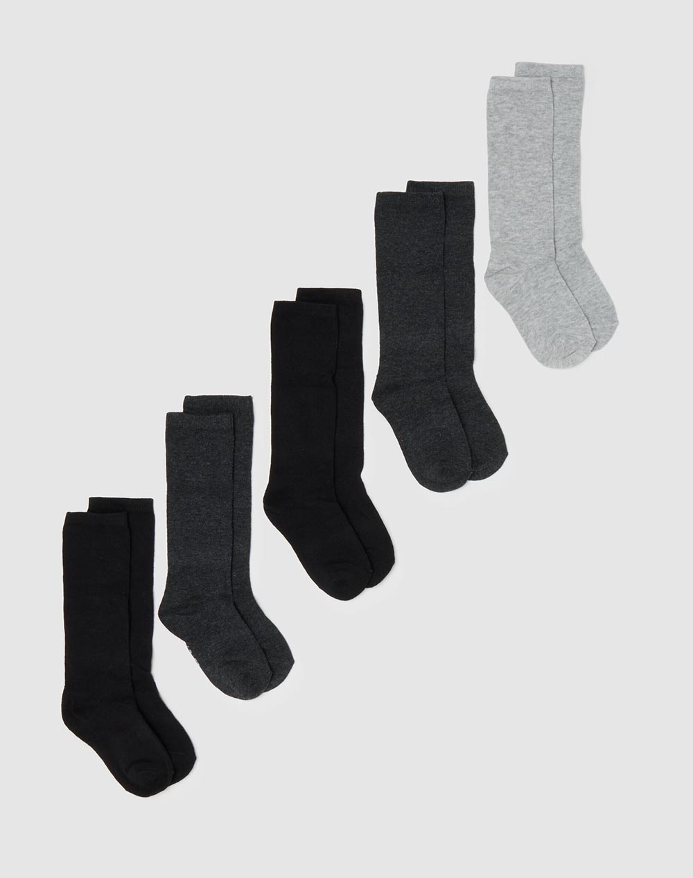 OVS OVS PK 5 LONG SOCKS TU 2473545-GREY/BLACK Multi