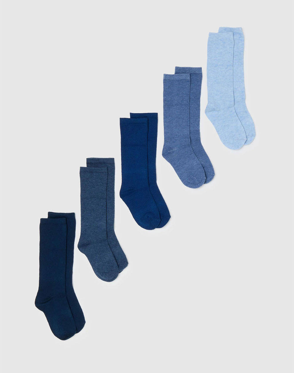 OVS OVS PK 5 LONG SOCKS TU 2473551-BLUE/LT BLUE Multi