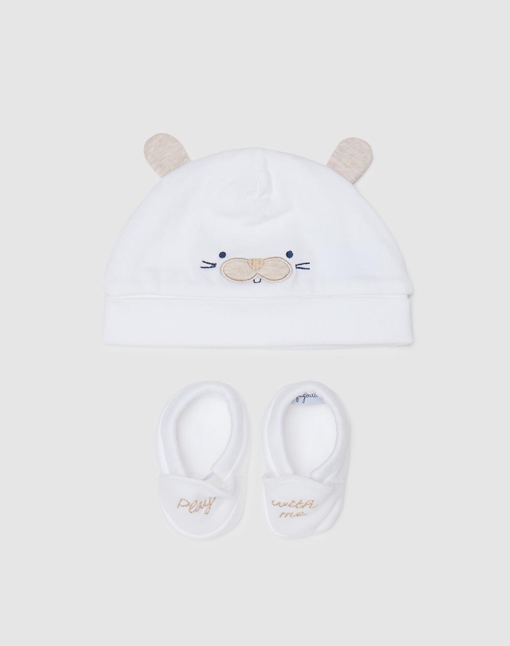 OVS OVS SET HAT + SHOES 2401816-LUCENT WHITE White