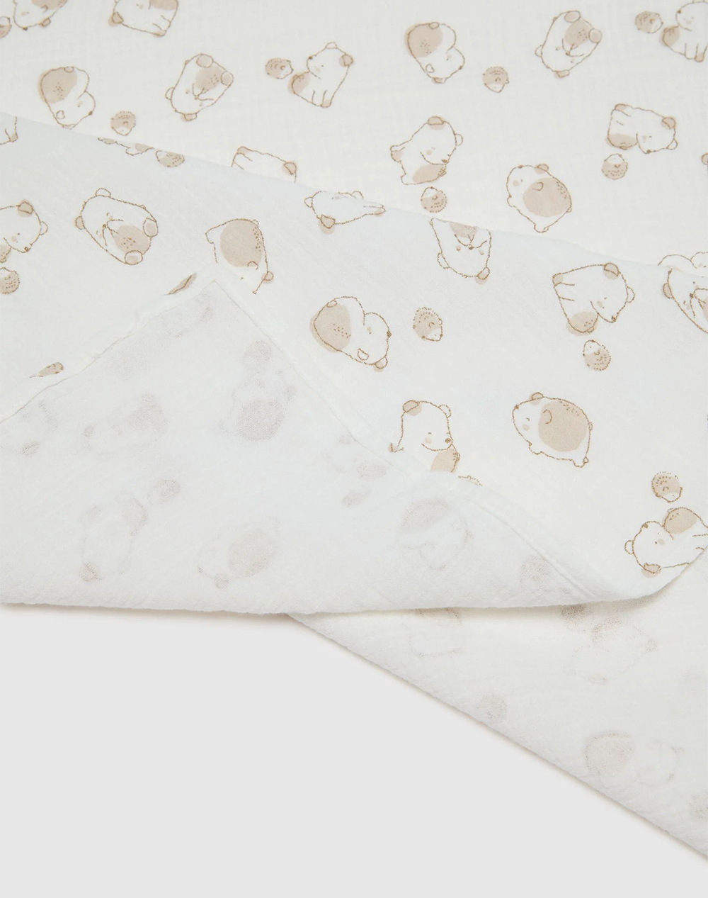 OVS PK2 MUSLIN TOWEL AOP 2455508-SNOW WHITE Mixed φωτογραφία