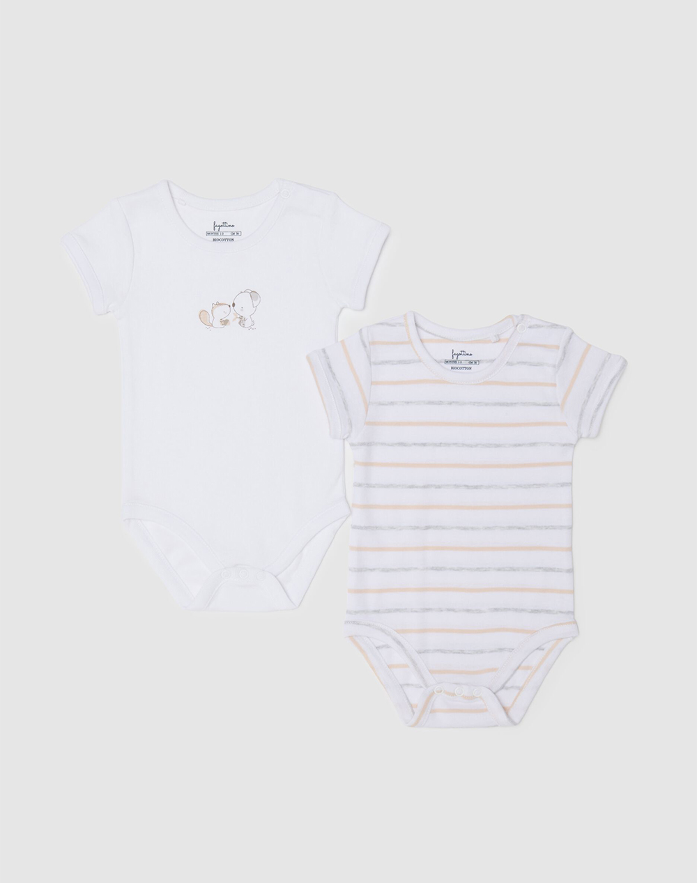 OVS OVS PK2 BODY UNISEX MM 2419020-BRIGHT WHITE Mixed