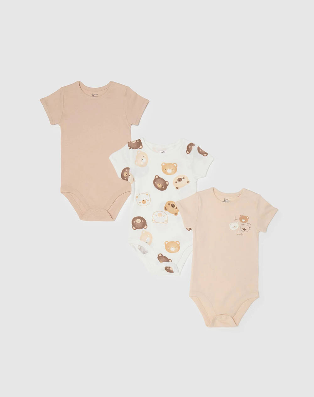 OVS OVS PK3 BODY MM UNISEX 2401099-NOVELLE PEACH Biege