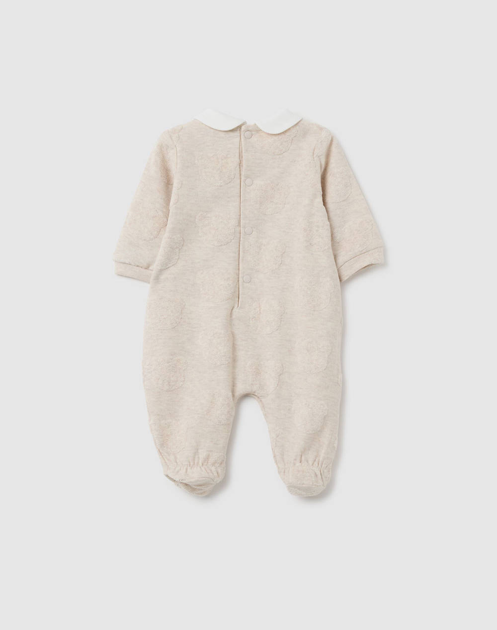 OVS ROMPER TERRY DEVORE'' 2395304-BEIGE MELANGE Biege φωτογραφία