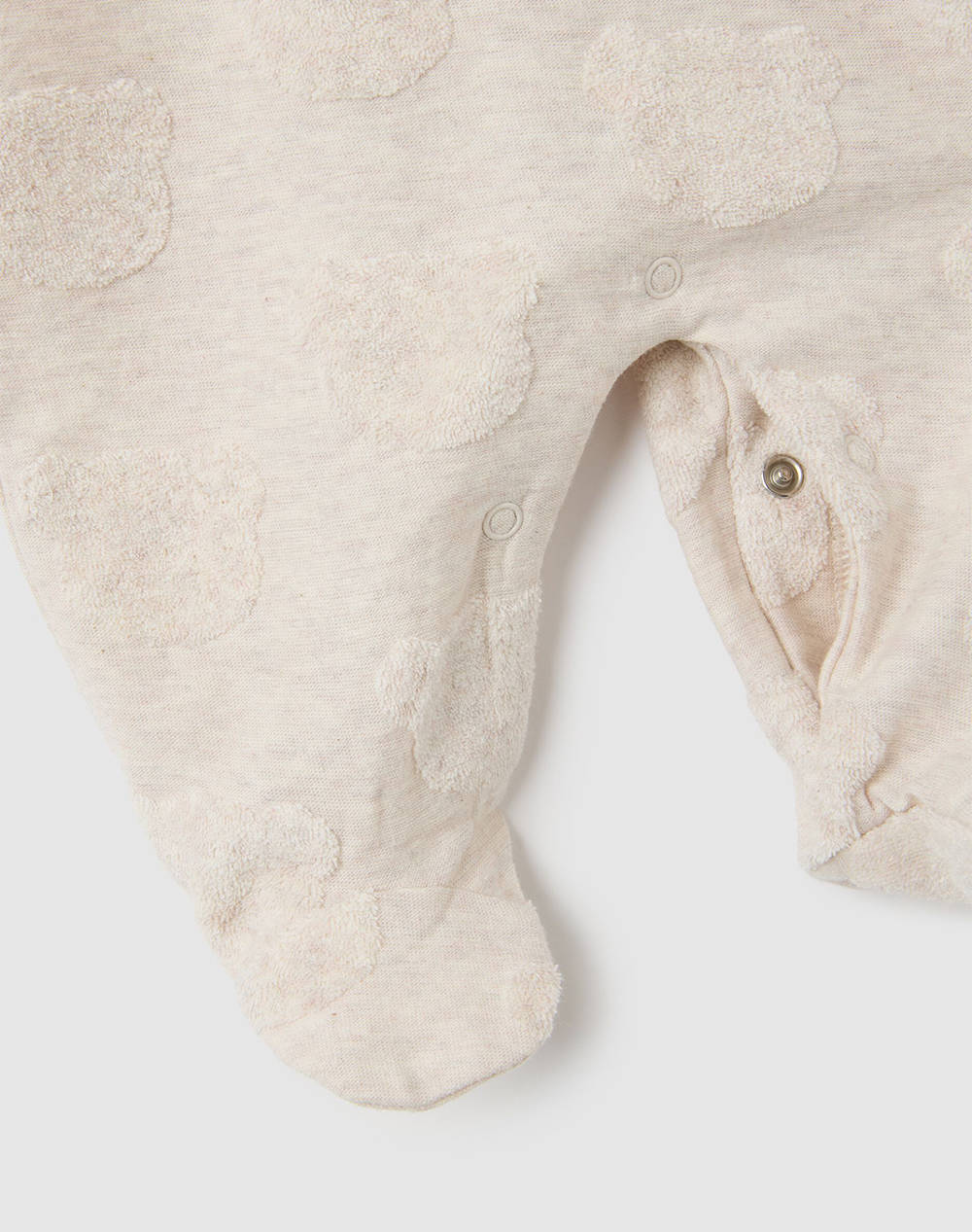 OVS ROMPER TERRY DEVORE'' 2395304-BEIGE MELANGE Biege φωτογραφία