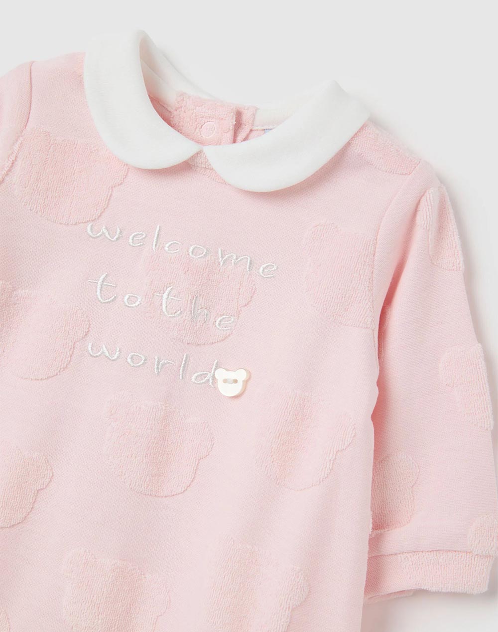 OVS ROMPER TERRY DEVORE'' 2395309-BLUSHING BRIDE Pink φωτογραφία