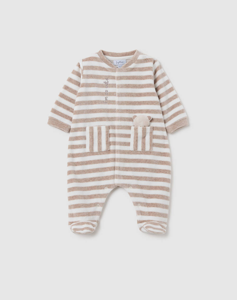 OVS OVS ROMPER VELOUR Y/D 2401804-OFF WHITE Mixed