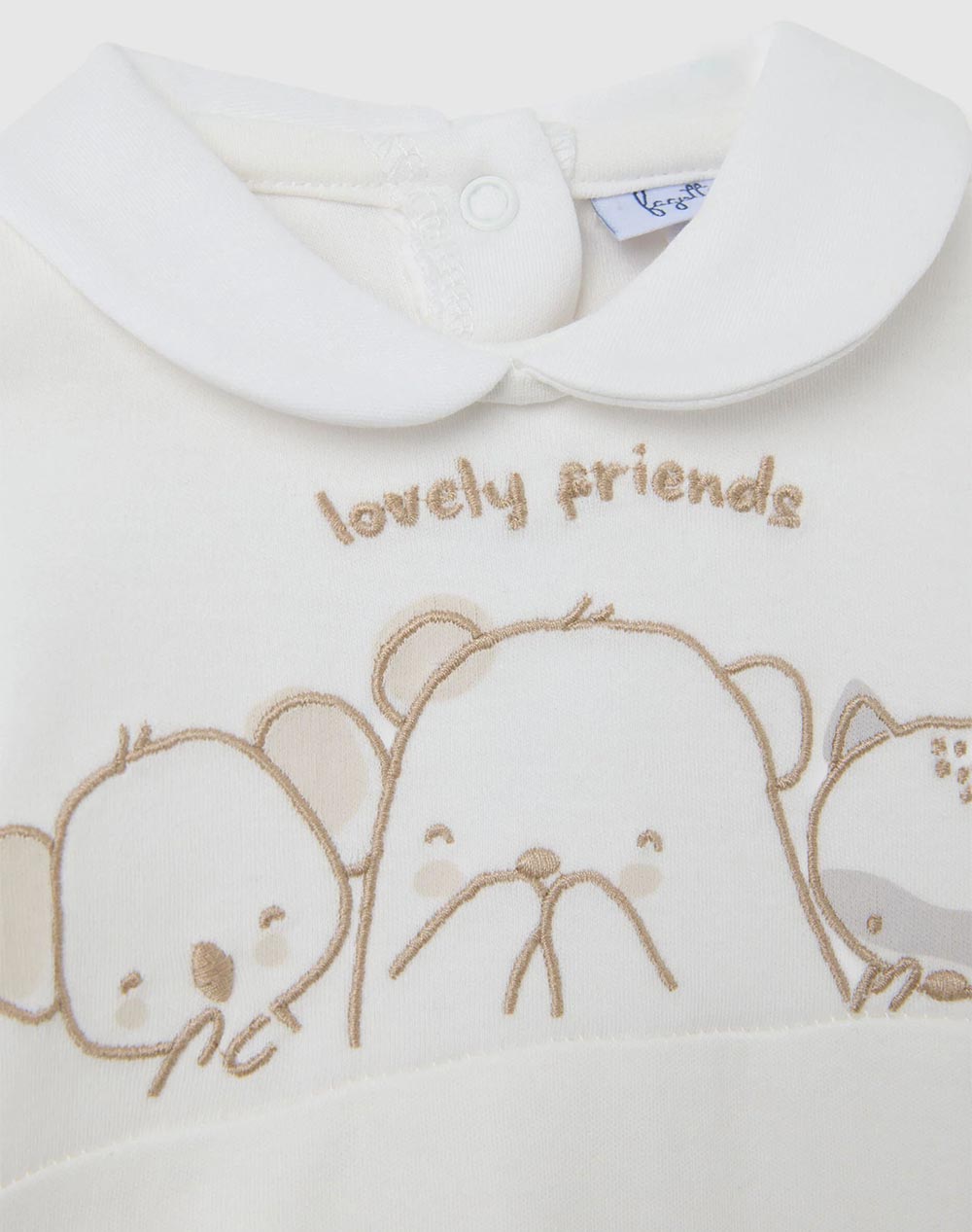 OVS ROMPER ANIMALS 2461041-SNOW WHITE OffWhite φωτογραφία