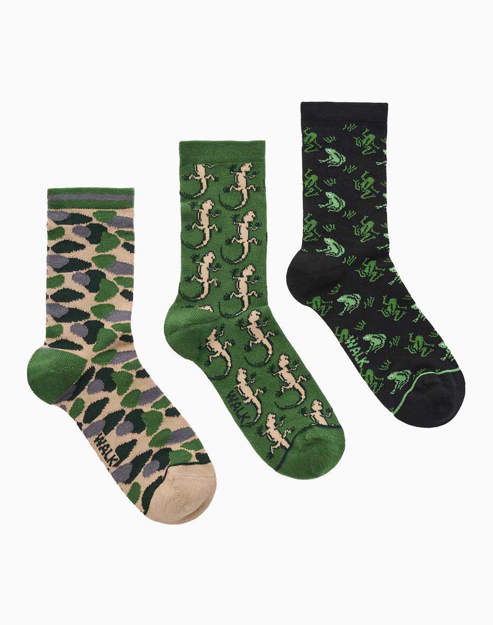 WALK WALK ΠΑΙΔΙΚΕΣ ΚΑΛΤΣΕΣ BAMBOO ΜΕ ΣΧΕΔΙΟ ΣΕΤ 3 ΖΕΥΓΗ W1814-8-MULTI Mixed