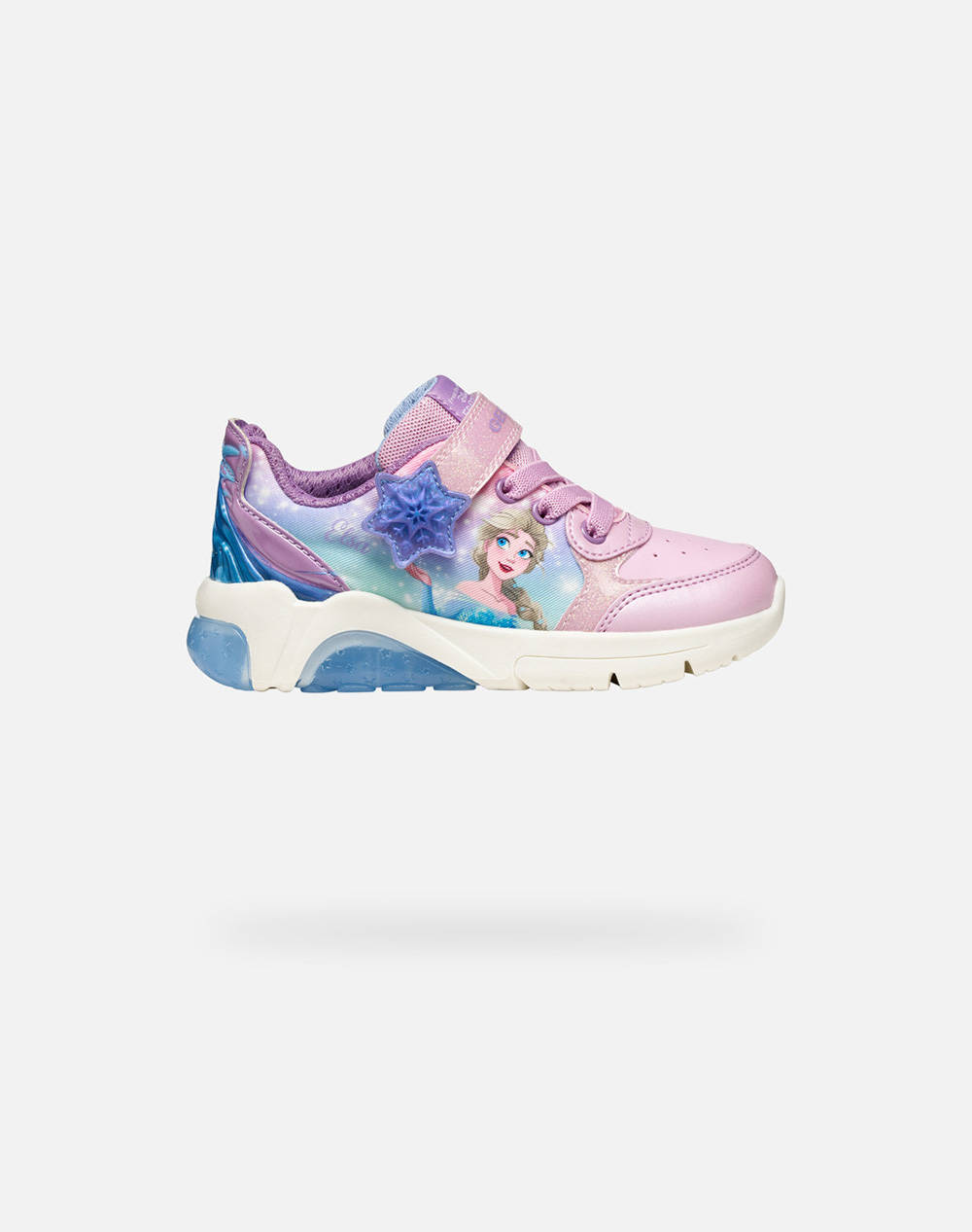 GEOX J FADINLIGHT B - PRINT.TEXT+PE J56M4E0ANKNC8004 28-35-C8004 Pink