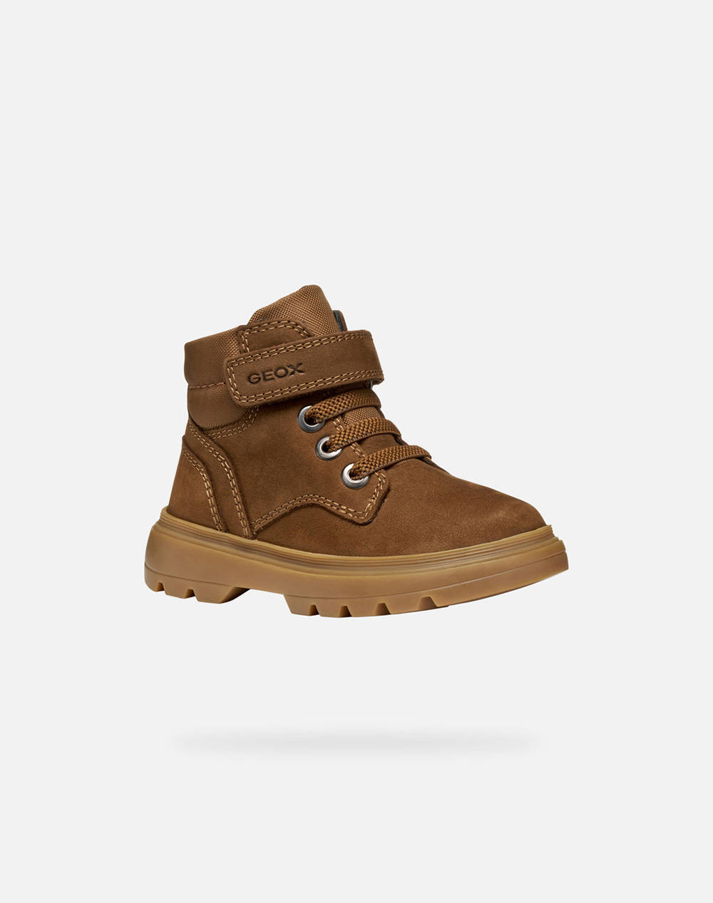 GEOX B KIDDARTAH B - NUBUCK+NYLON B4662B032FUC6777 20-23-C6777 Brown φωτογραφία