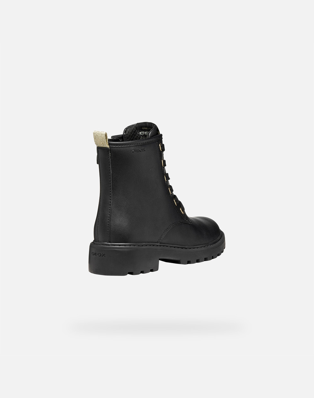 Geox J Casey Girl B - Synt Lea J5620B000Bcc9999 28-35-C9999 Black παιδικά Κορίτσι παπούτσια Flat Politikos Shop Πολιτικός