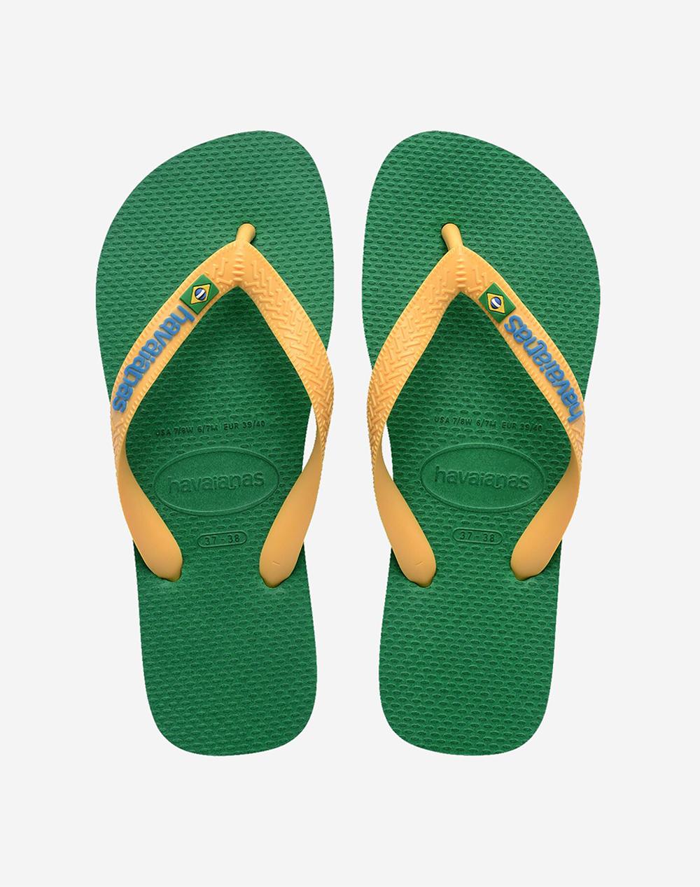 Havaianas Hav Brasil Logo 4110850-02079 Green Γυναικεία παπούτσια Σαγιοναρες Politikos Shop Πολιτικός