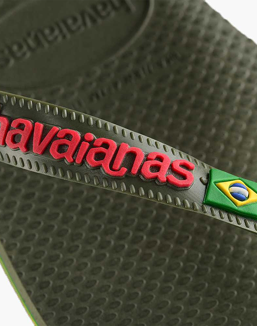 Havaianas Hav Brasil Logo 4110850-0869 Khaki Γυναικεία παπούτσια Σαγιοναρες Politikos Shop Πολιτικός