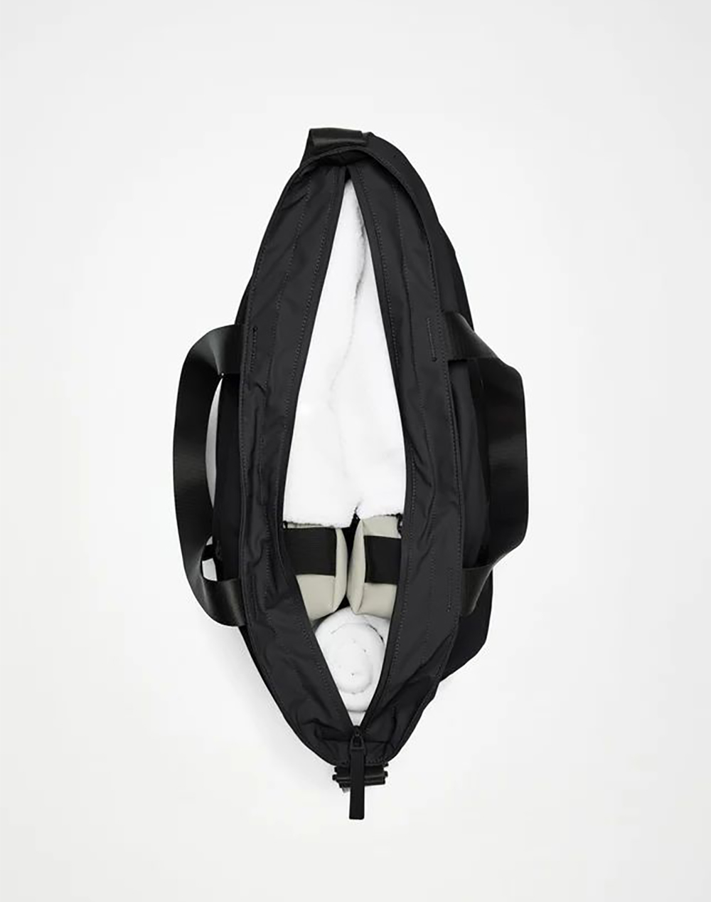 Rains Dash Messenger Tote Bag W3 16430-001 Black Γυναικεία αξεσουάρ τσάντες Politikos Shop Πολιτικός