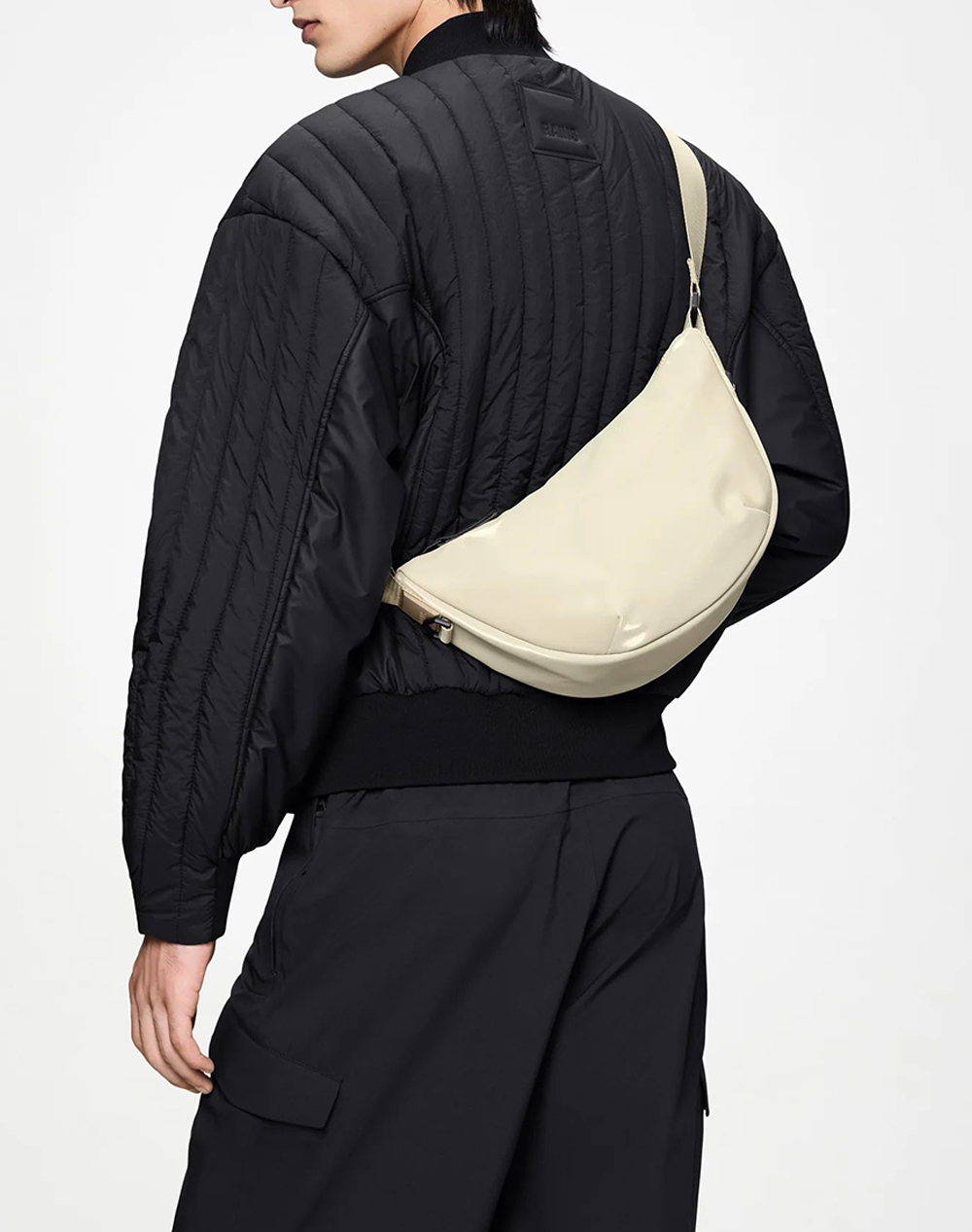 Rains Valera Shoulder Bag W3 14670-149 Biege Γυναικεία αξεσουάρ τσάντες Politikos Shop Πολιτικός