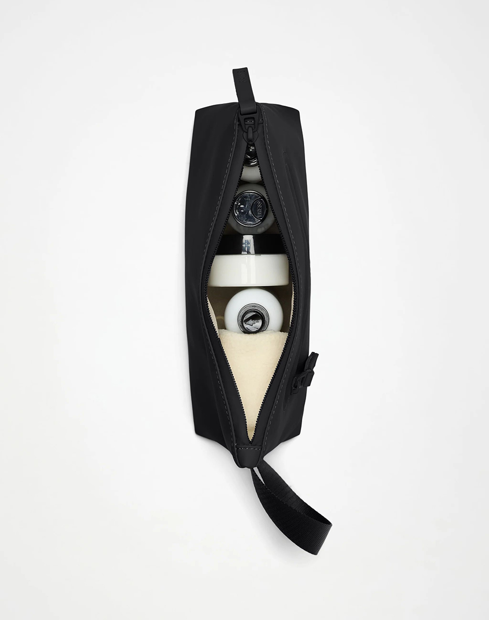 RAINS Cosmetic Bag Zip W3 16250-151 JetBlack φωτογραφία