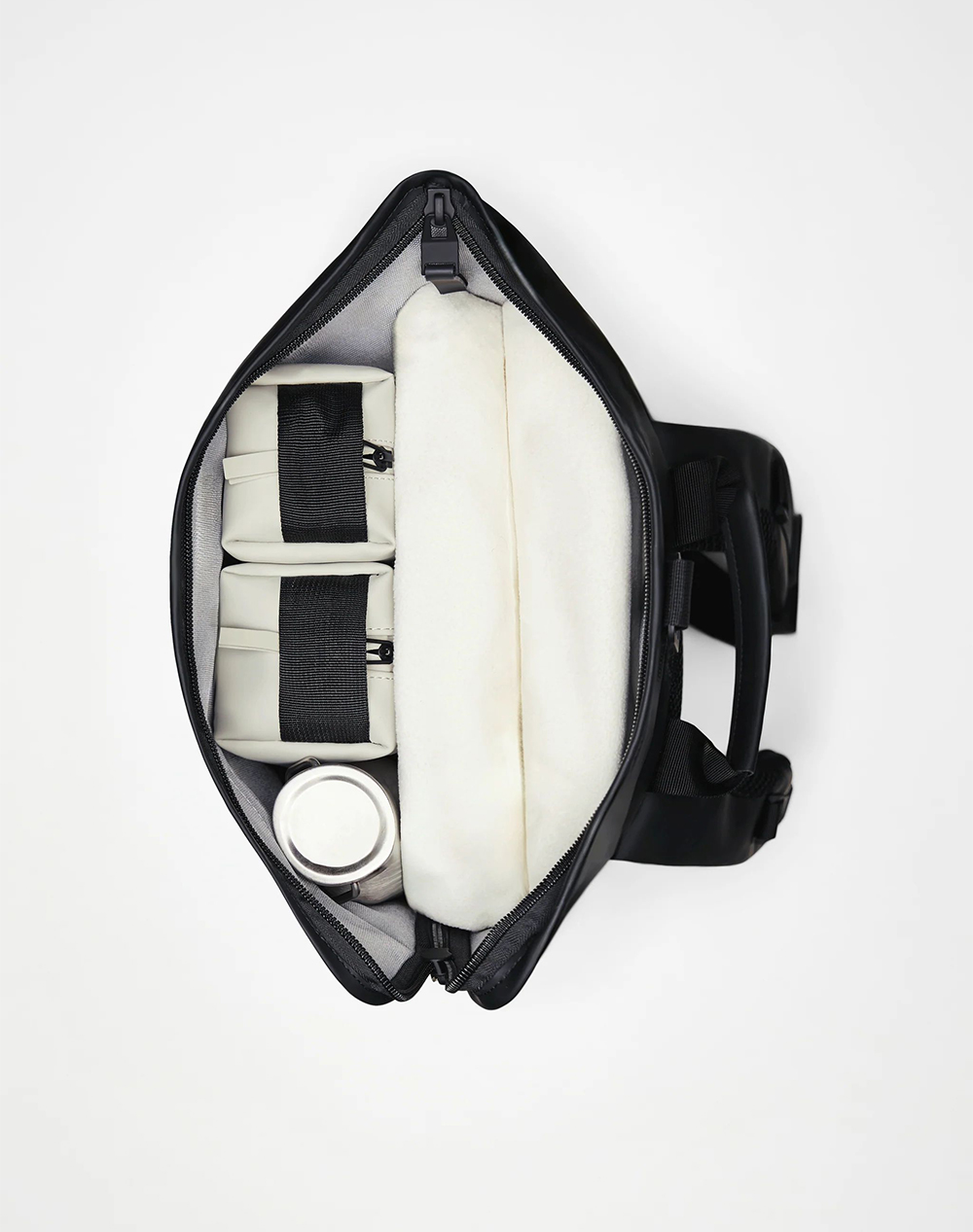 RAINS Texel Moulded Backpack W3 13430-001 Black φωτογραφία