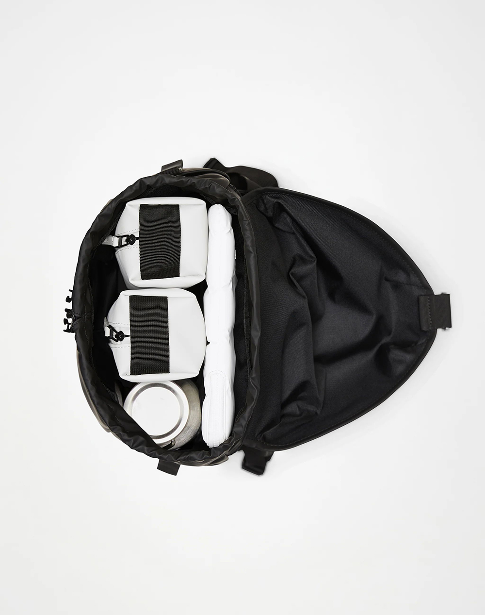 Rains Valera Bucket Backpack W3 14840-001 Black Γυναικεία αθλητικά αξεσουάρ τσάντες Politikos Shop Πολιτικός