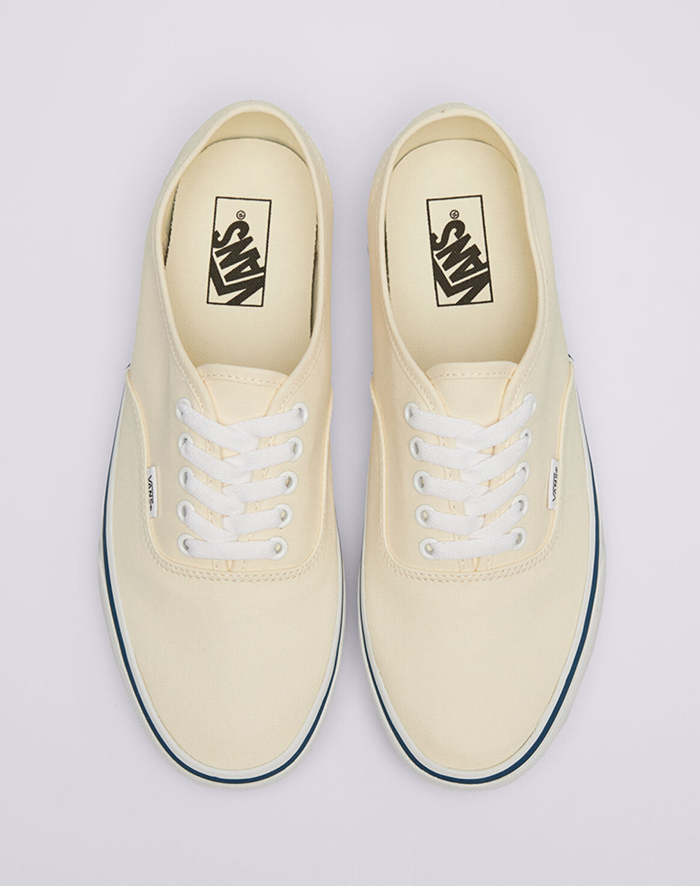 Vans Authentic Vn000Ee3Wht1-Vnwht Biege Γυναικεία παπούτσια Sneakers Politikos Shop Πολιτικός