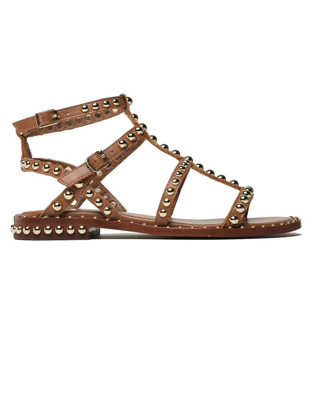 ASH S26-PRECIOUS02 COMBO B ΠΑΠΟΥΤΣΙ ΓΥΝΑΙΚΕΙΟ SS26M130289002-CINNAMON/BRASS Tan