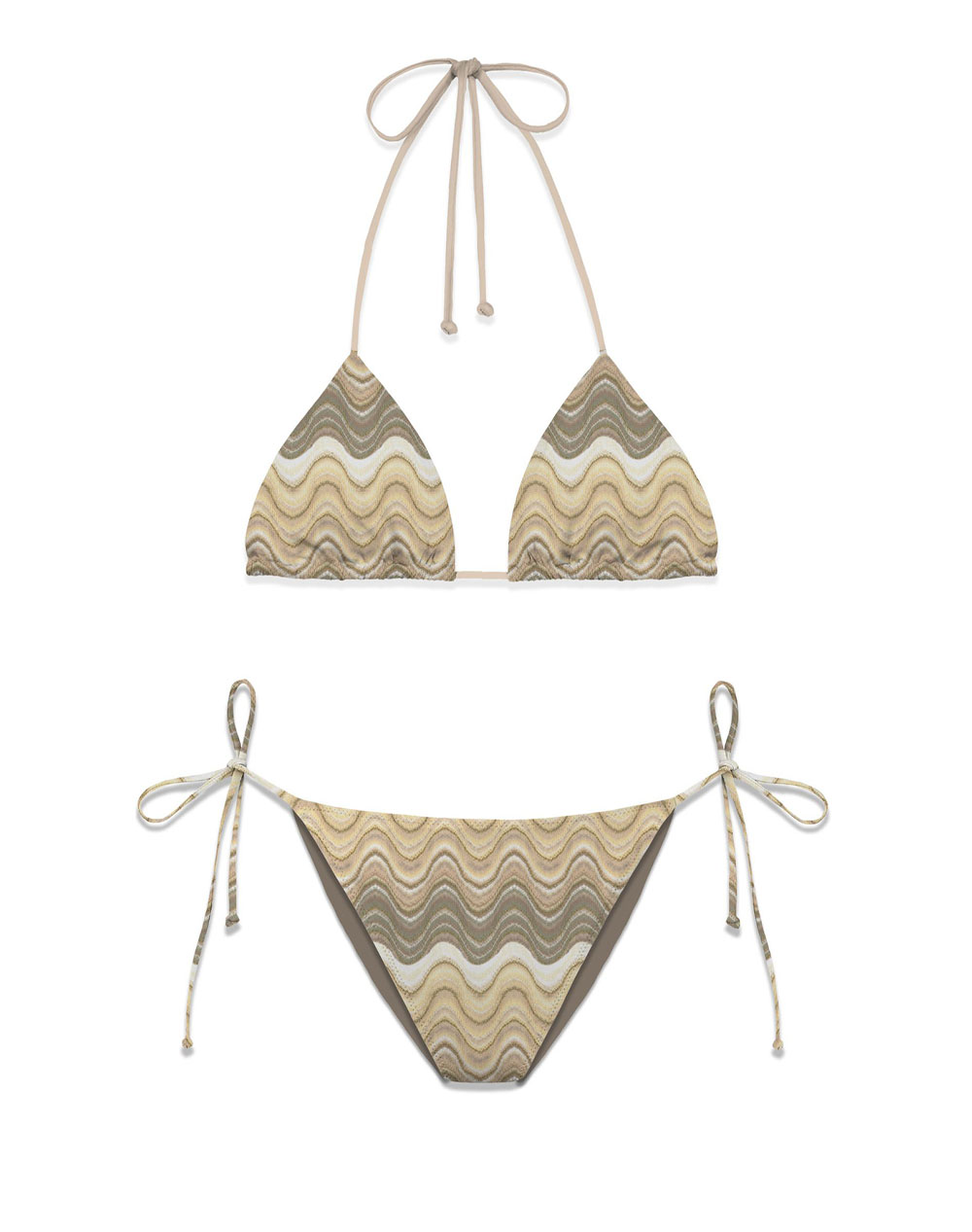 MC2 LEVYNE-TRIANGLE BIKINI (LEAH + VIRGO)-RACHEL SEA WAVE 11 LVY0001-02022L-02022L Mixed