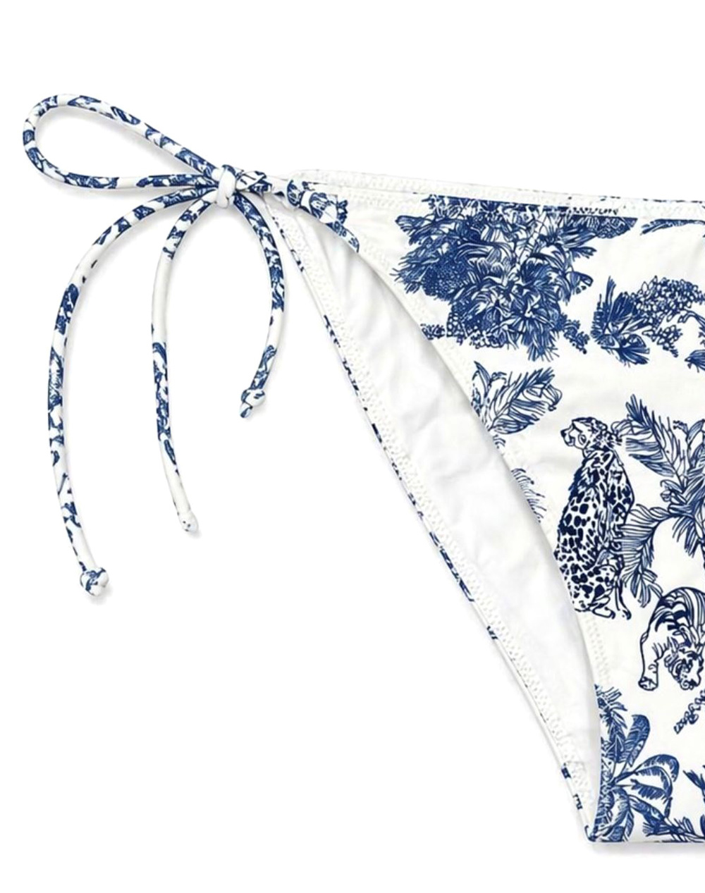 MC2 VIRGO-NORMAL COVERAGE BOTTOM WITH SELF- TIE FASTENINGS-JUNGLE OCEANIA 17M VIR0001-00648L-00648L Multi