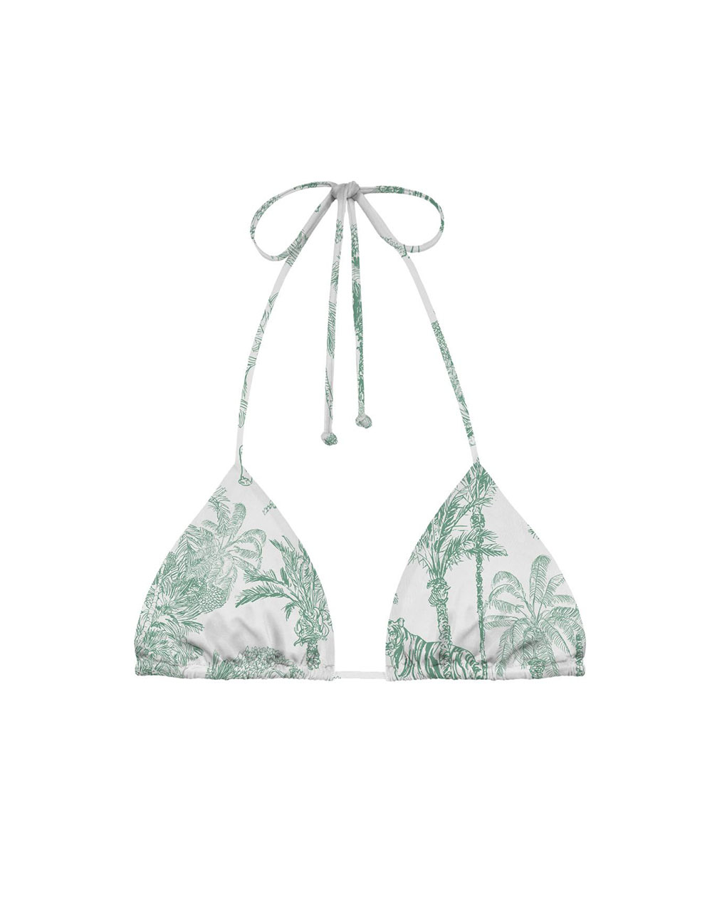 MC2 LEAH-FULL ADJUSTABLE TRIANGLE BIKINI TOP WITH REMOVABLE PADDING-JUNGLE OCEANIA 0153 LEH0001-02583L-02583L Mixed