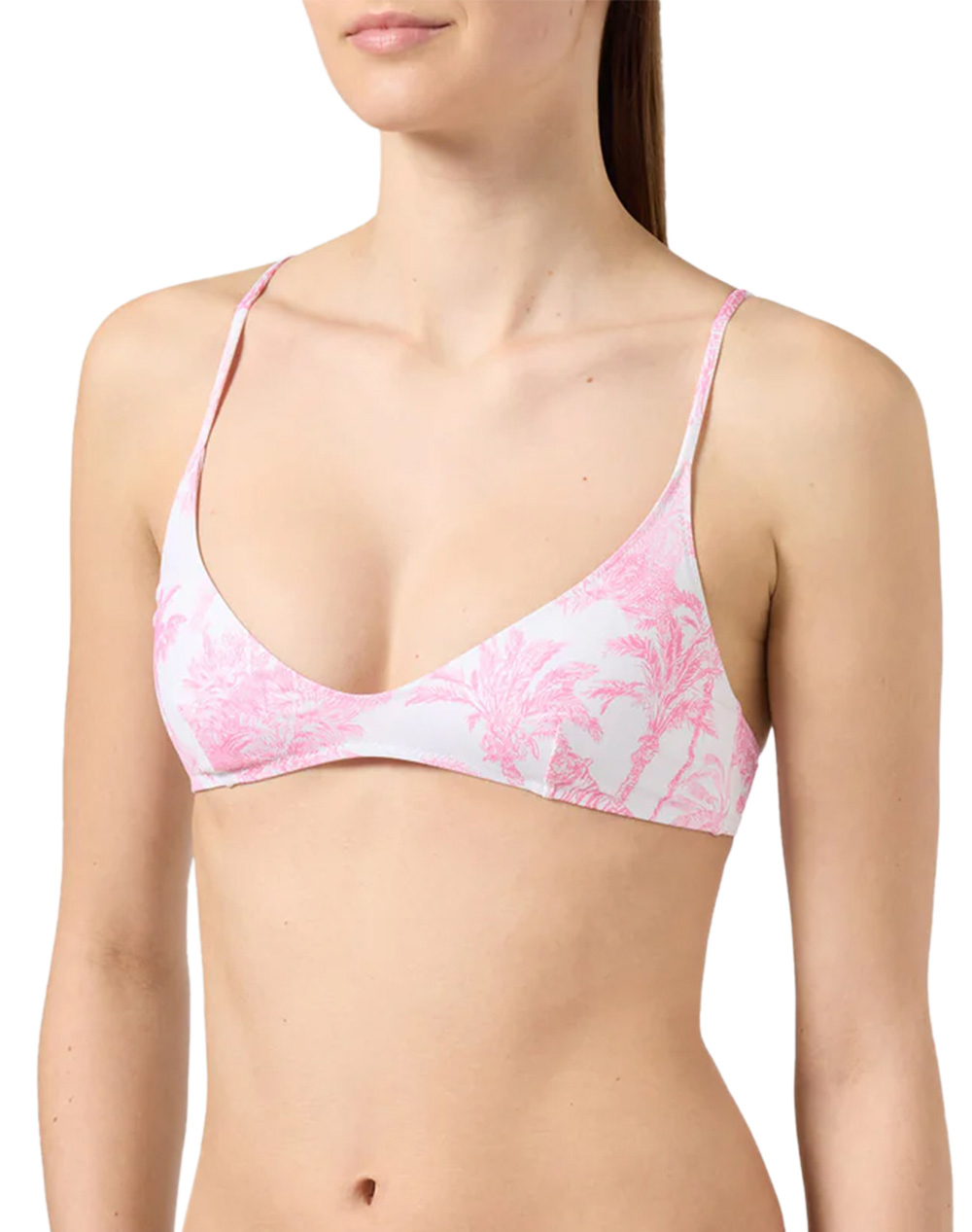 MC2 PALOMA-DEEP SCOOP BRALETTE TOP WITH BACK CLASP FASTENING-JUNGLE OCEANIA 0121 PALO001-00650L-00650L Multi