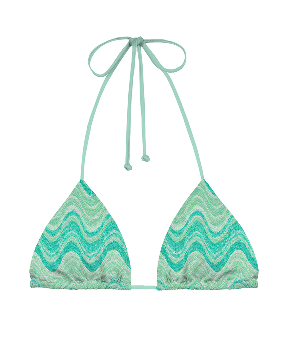 MC2 LEAH-FULL ADJUSTABLE TRIANGLE BIKINI TOP WITH REMOVABLE PADDING-RACHEL SEA WAVE SOFT 56 (EX COLOR 09174L) LEH0001-09260L-09260L Multi