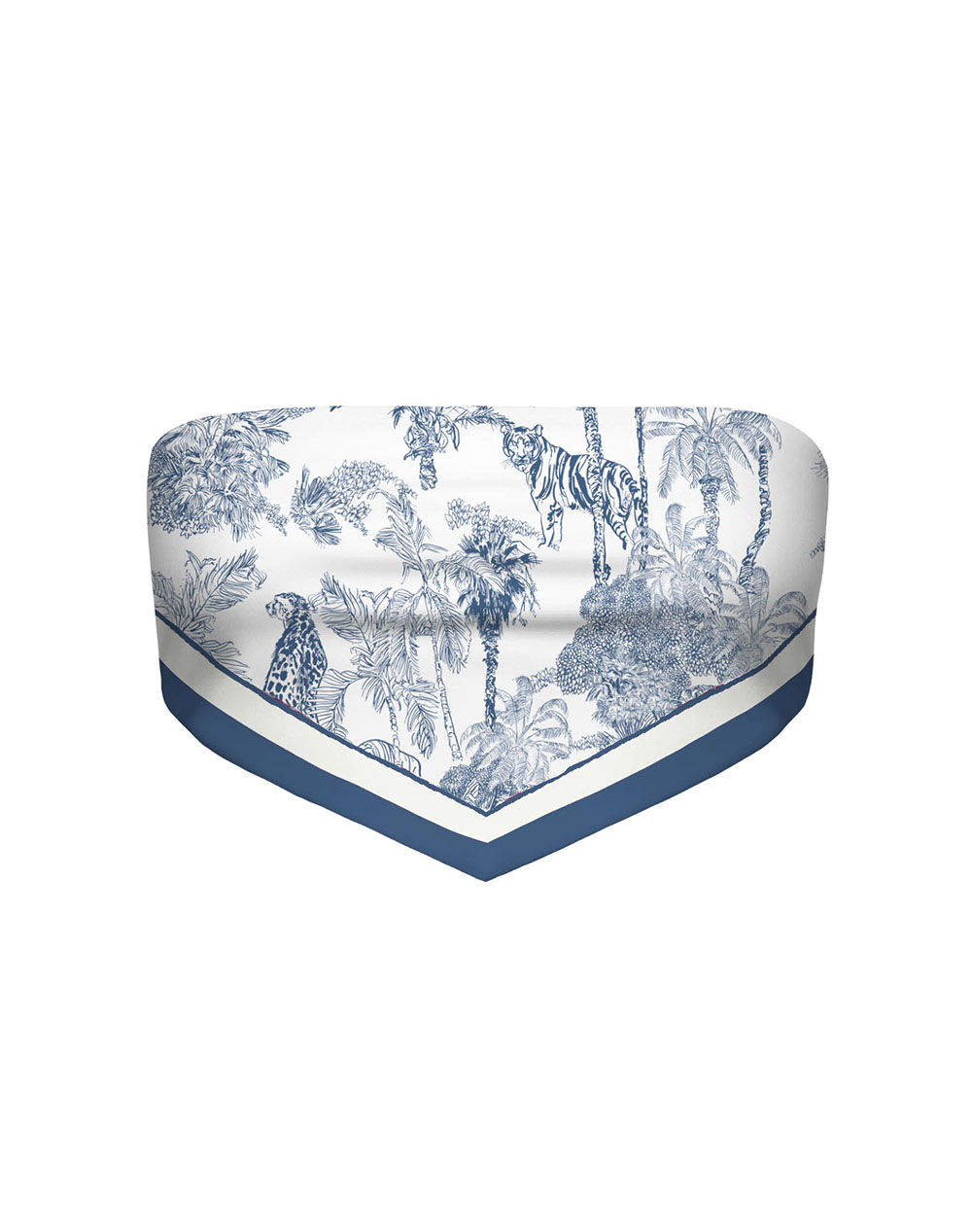 MC2 RIO-FOULARD BANDEAUX BIKINI TOP-FOULARD JUNGLE OCEANIA 01 RIO0001-08719L-08719L Multi