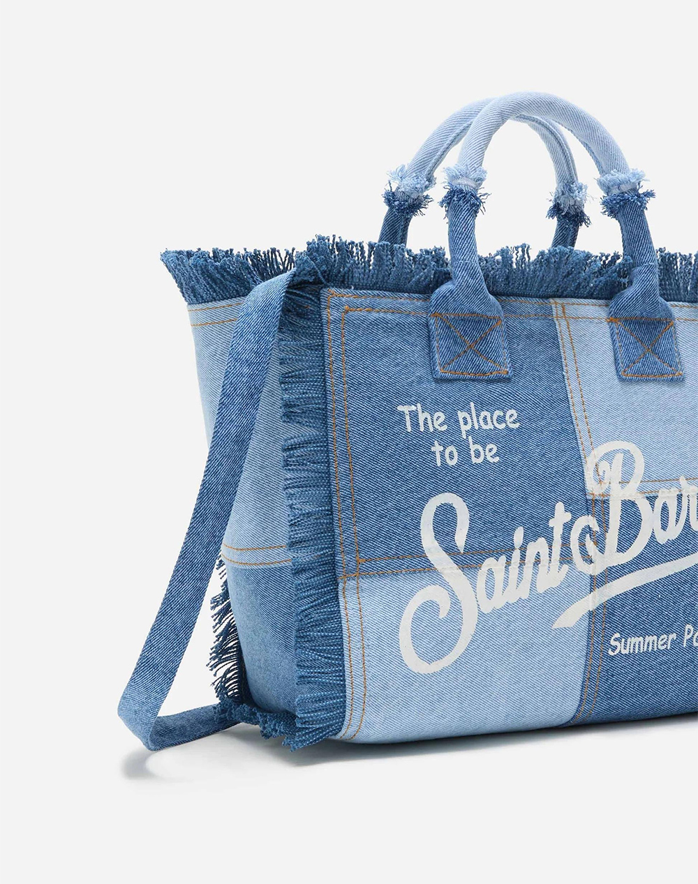MC2 MC2 COLETTE-HAND BAG WITH STRAP-DENIM PATCHWORK COL0001-00402L-00402L DenimBlue - 2
