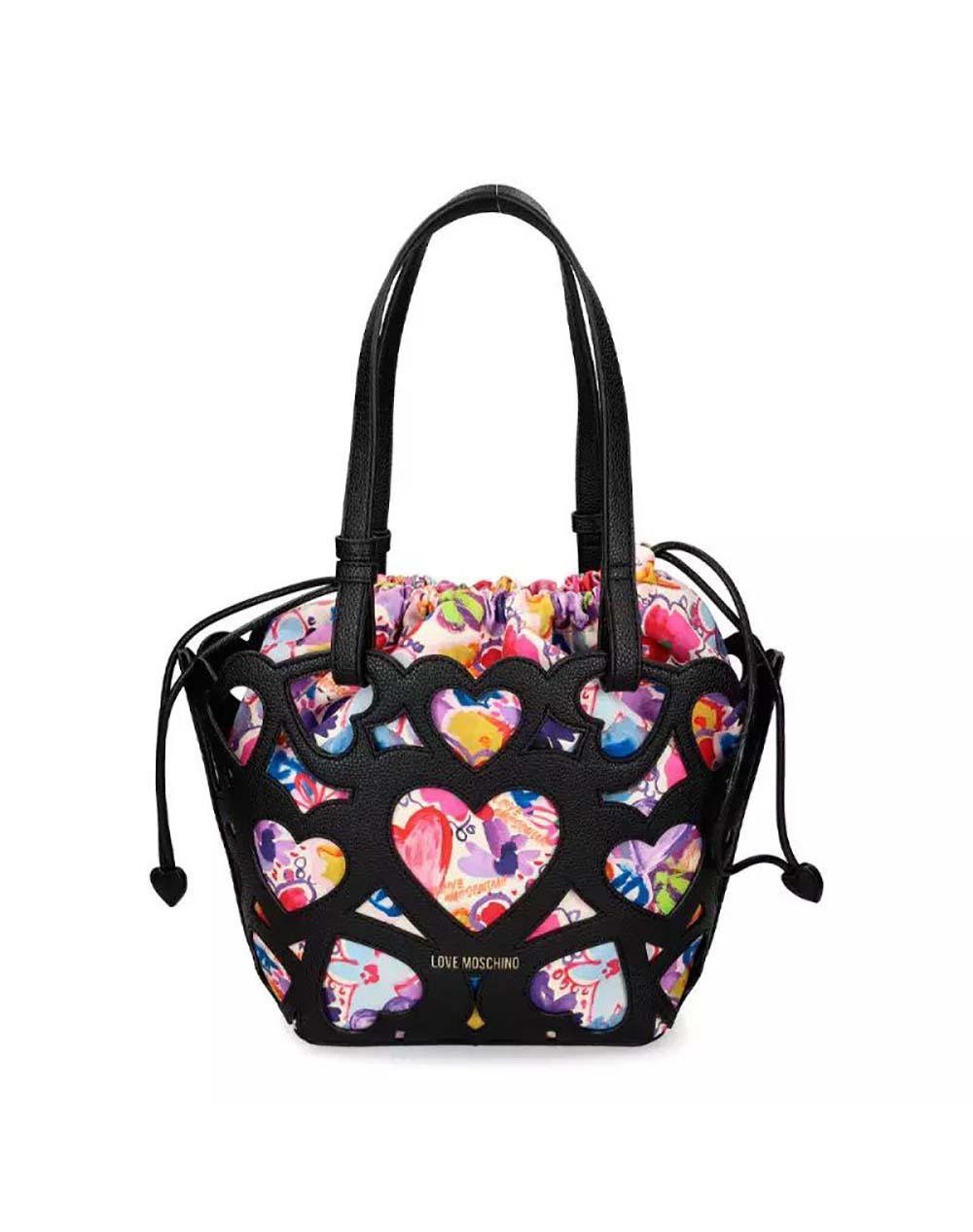 Love Moschino Γυναικεία Τσάντα Tote Πολύχρωμο Πολυουρεθάνη