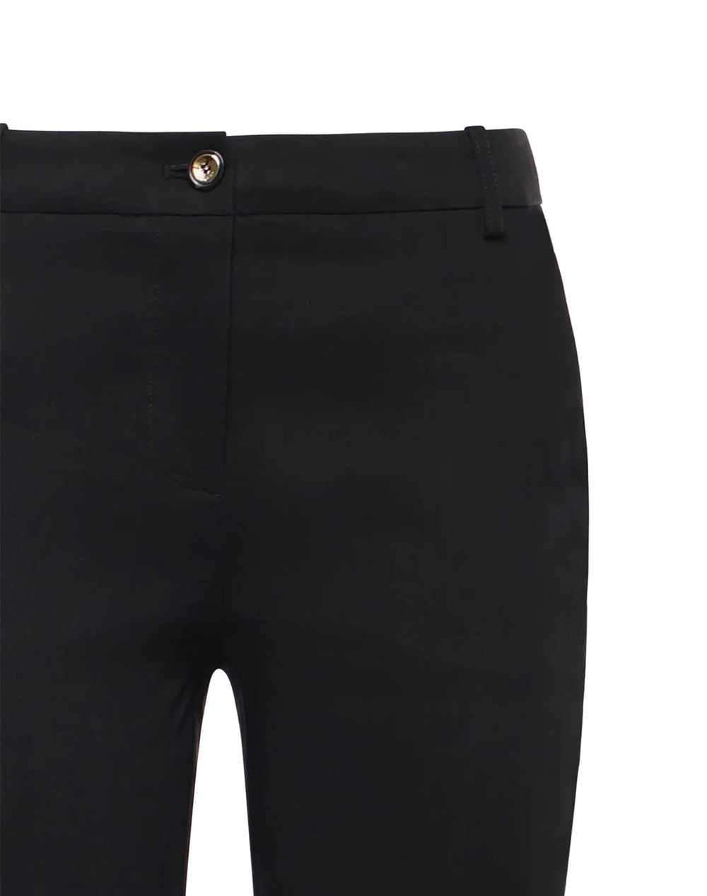 Pinko Bello Pantalone Lino Stretch 100155A34I-Z99 Black Γυναικεία ρούχα παντελόνια Chinos Politikos Shop Πολιτικός