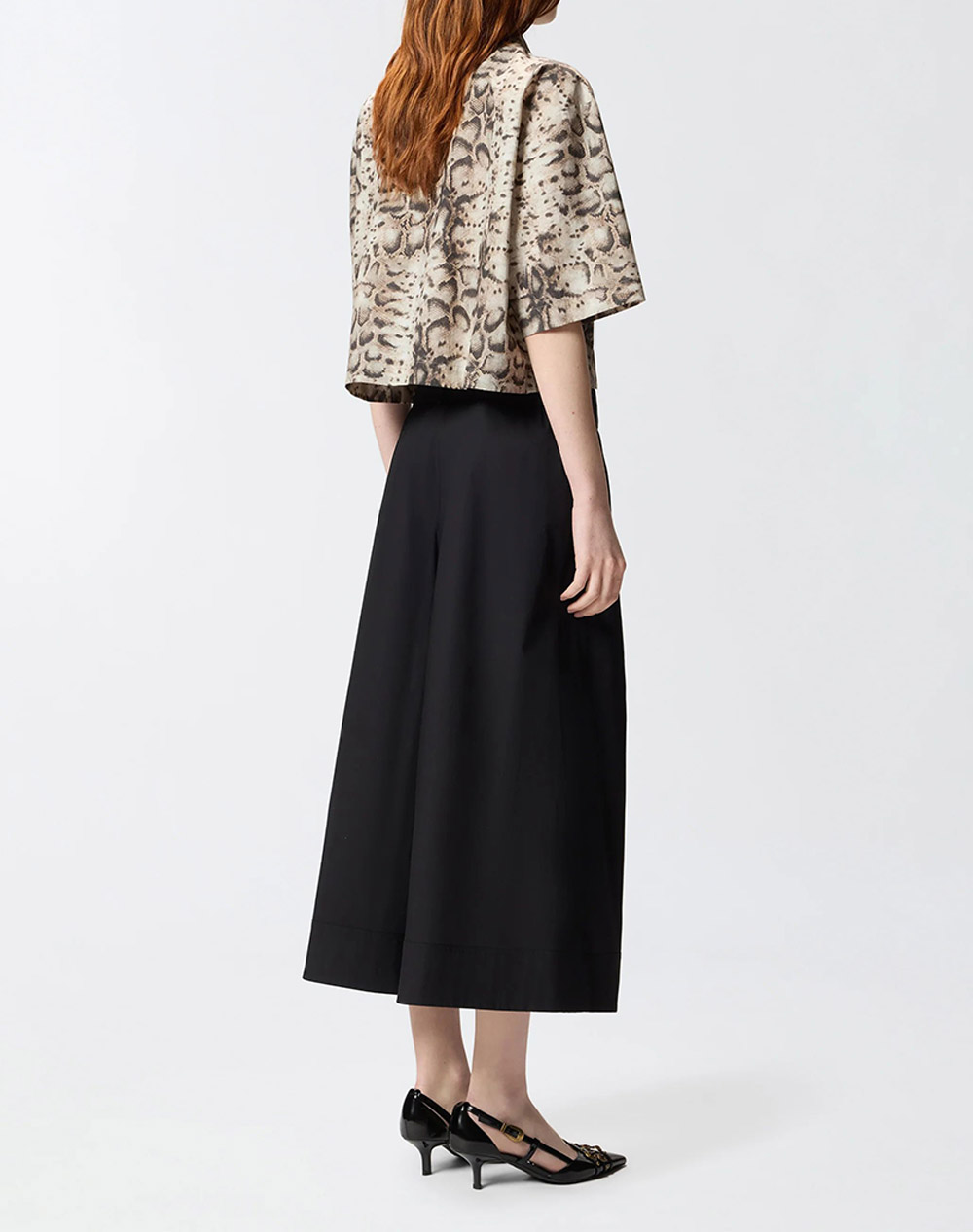 PINKO DOREEN PANTALONE COMFORT POPEL 106439A35Q-Z99 Black