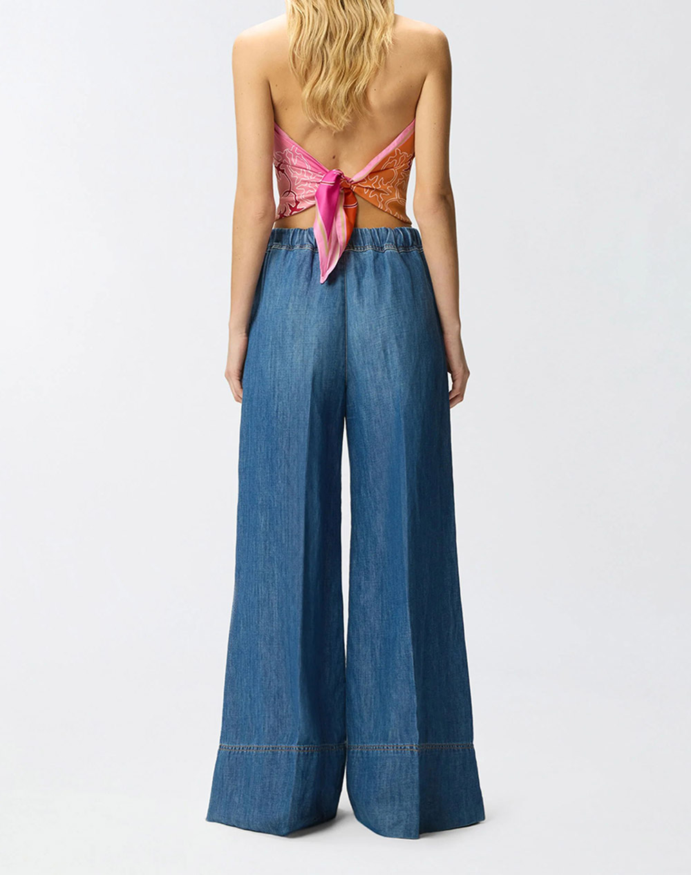 PINKO PINKO SPIAGGIA PANTALONE LIGHT DENIM 106398A33J-PJD DenimBlue - 2