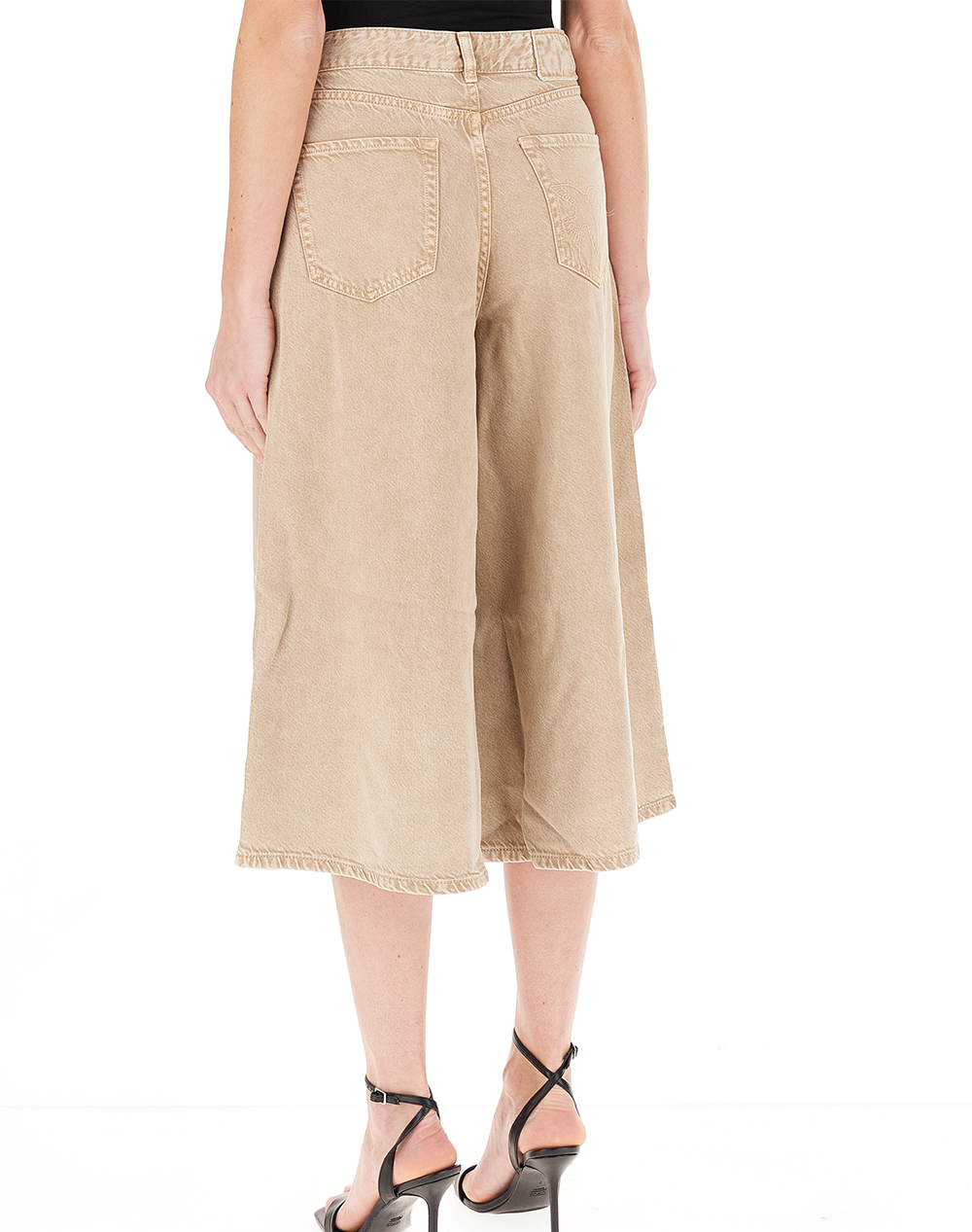 PINKO BURKINA BERMUDA BULL SLEGATO 104646A2H6-C88 Biege φωτογραφία