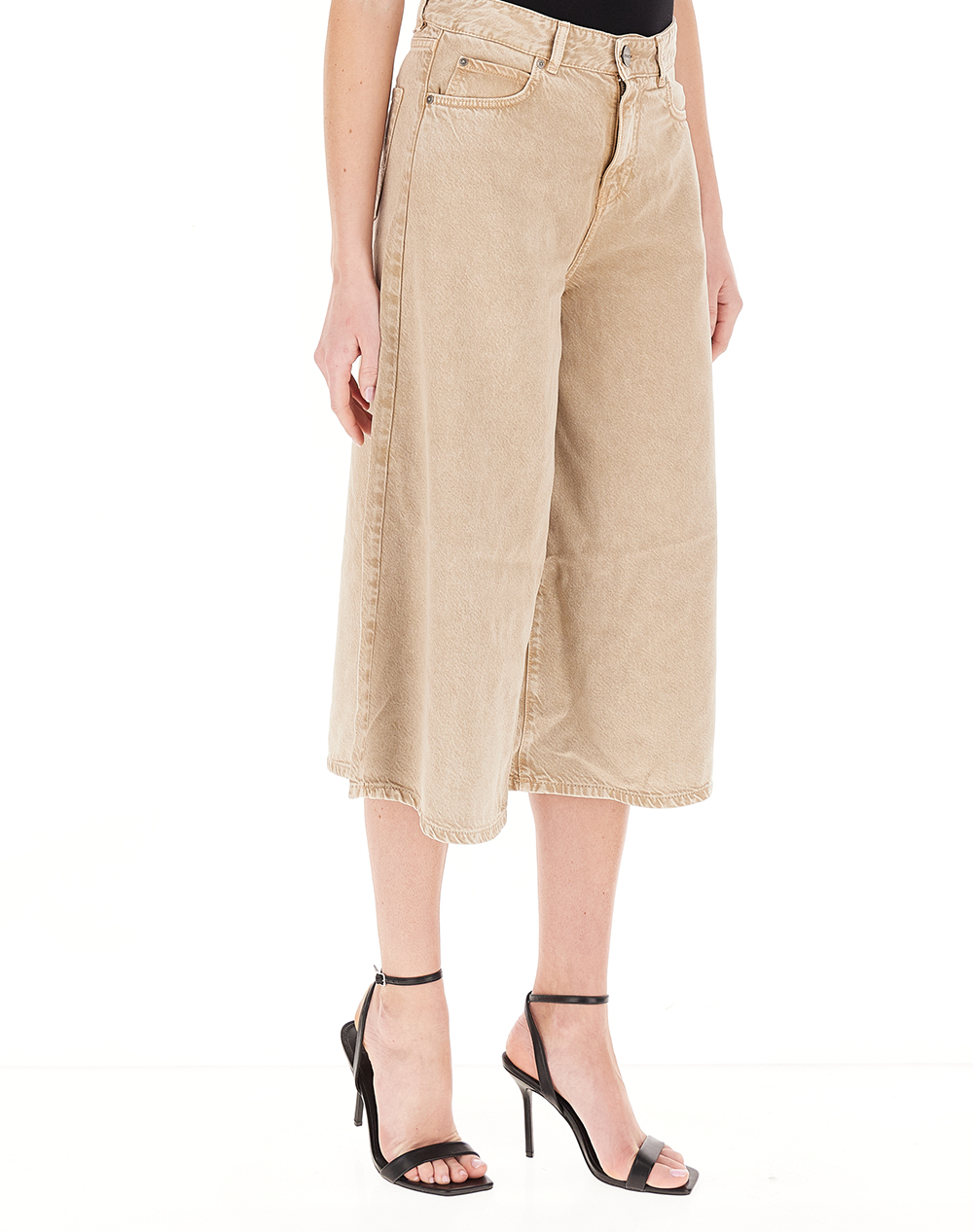 PINKO BURKINA BERMUDA BULL SLEGATO 104646A2H6-C88 Biege φωτογραφία