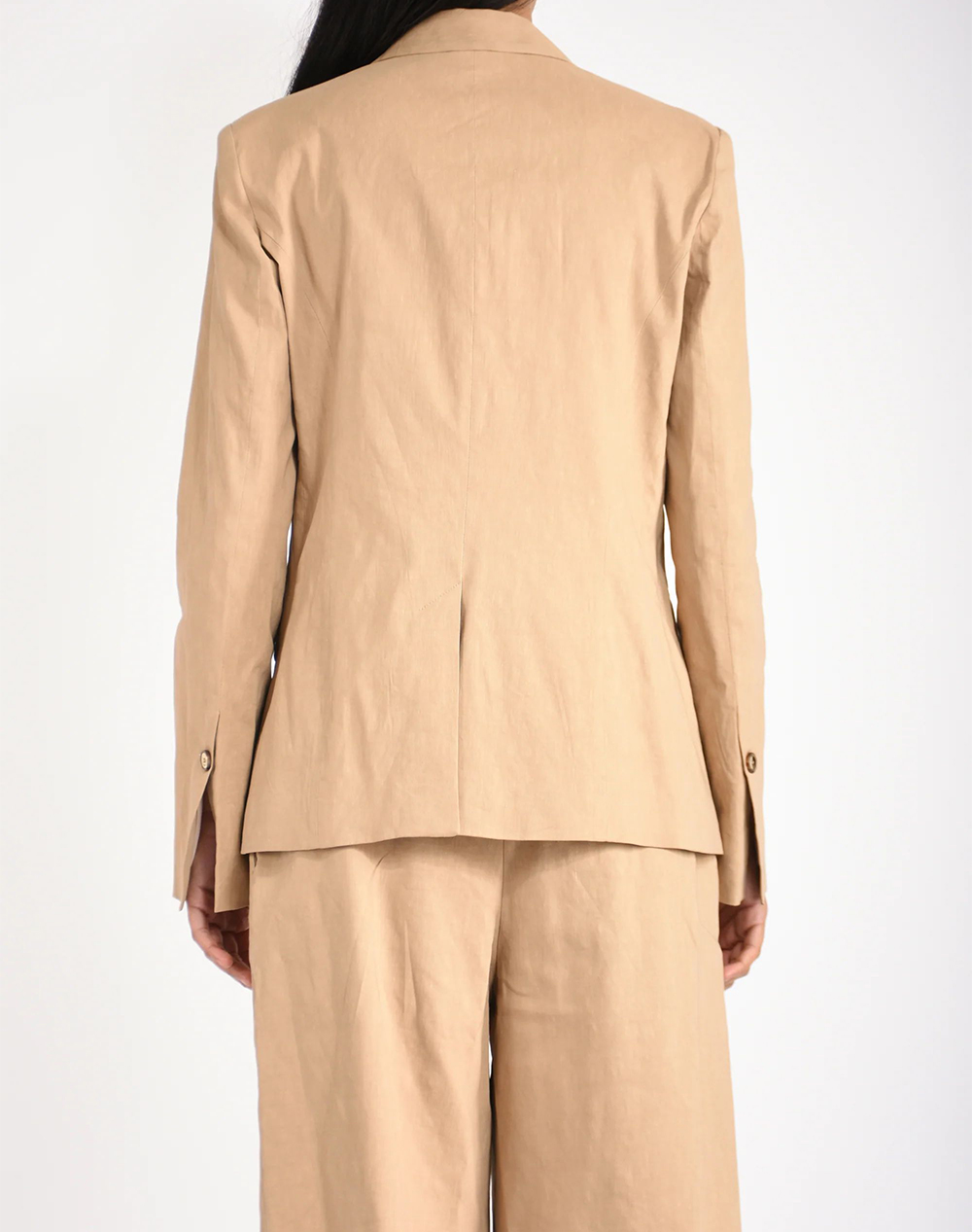 PINKO PINKO FREDA GIACCA LINO STRETCH 106597A34I-D41 Biege - 2
