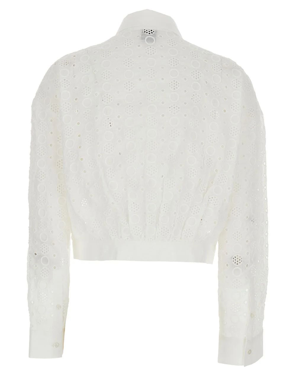 PINKO PINKO CHARITA CAMICIA POPELINE RICAM 106277A35P-Z05 White - 2