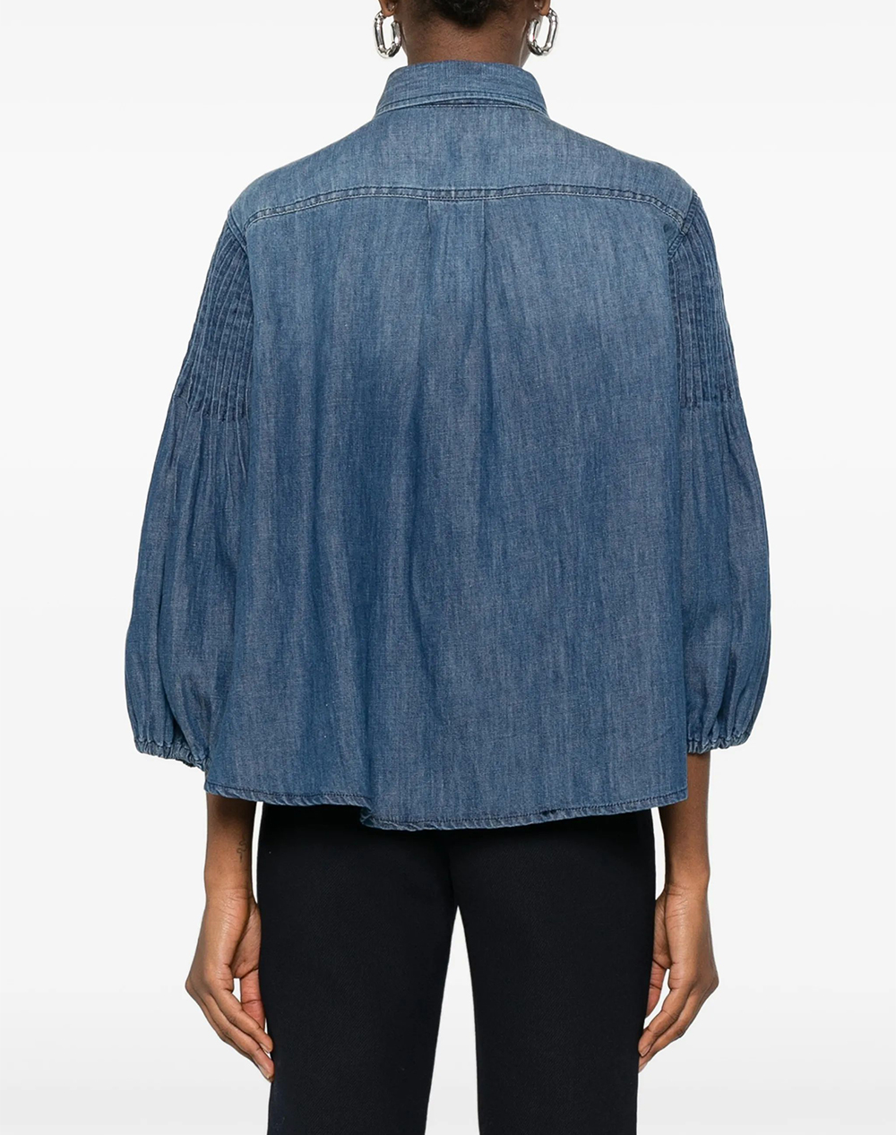 PINKO PINKO MAZZO DI FIORI BLUSA LIGHT DEN 106402A33J-PJL DenimBlue - 2