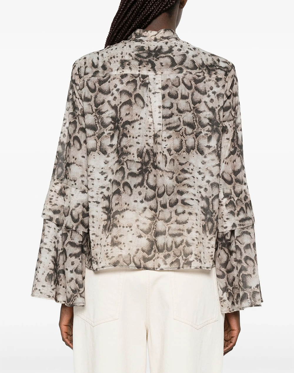 PINKO CARACALLA BLUSA MUSSOLA STAMPA 106880A3AP-CZ9 Multi φωτογραφία
