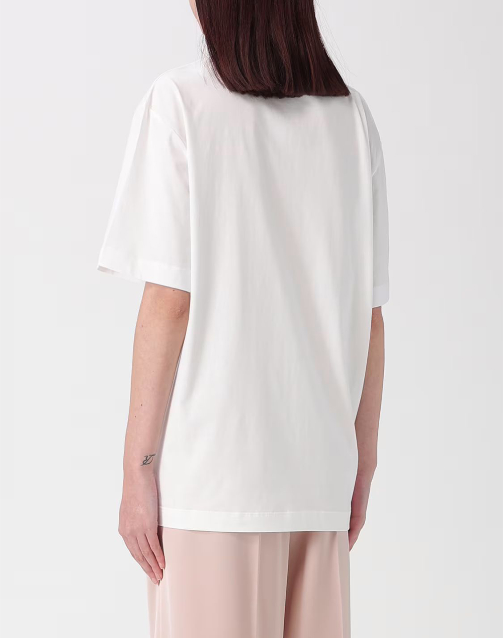 PINKO PINKO STREPITOSO T-SHIRT JERSEY RICA 105526A33F-Z05 White - 2