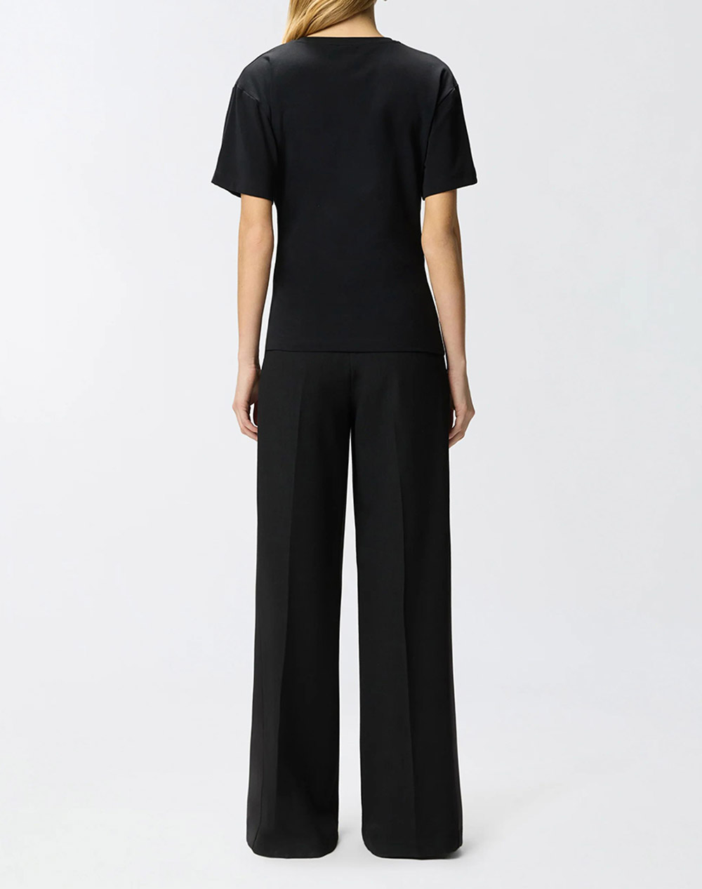PINKO PINKO MARY MAGLIA JERSEY COTONE STRE 106455A35D-Z99 Black - 2