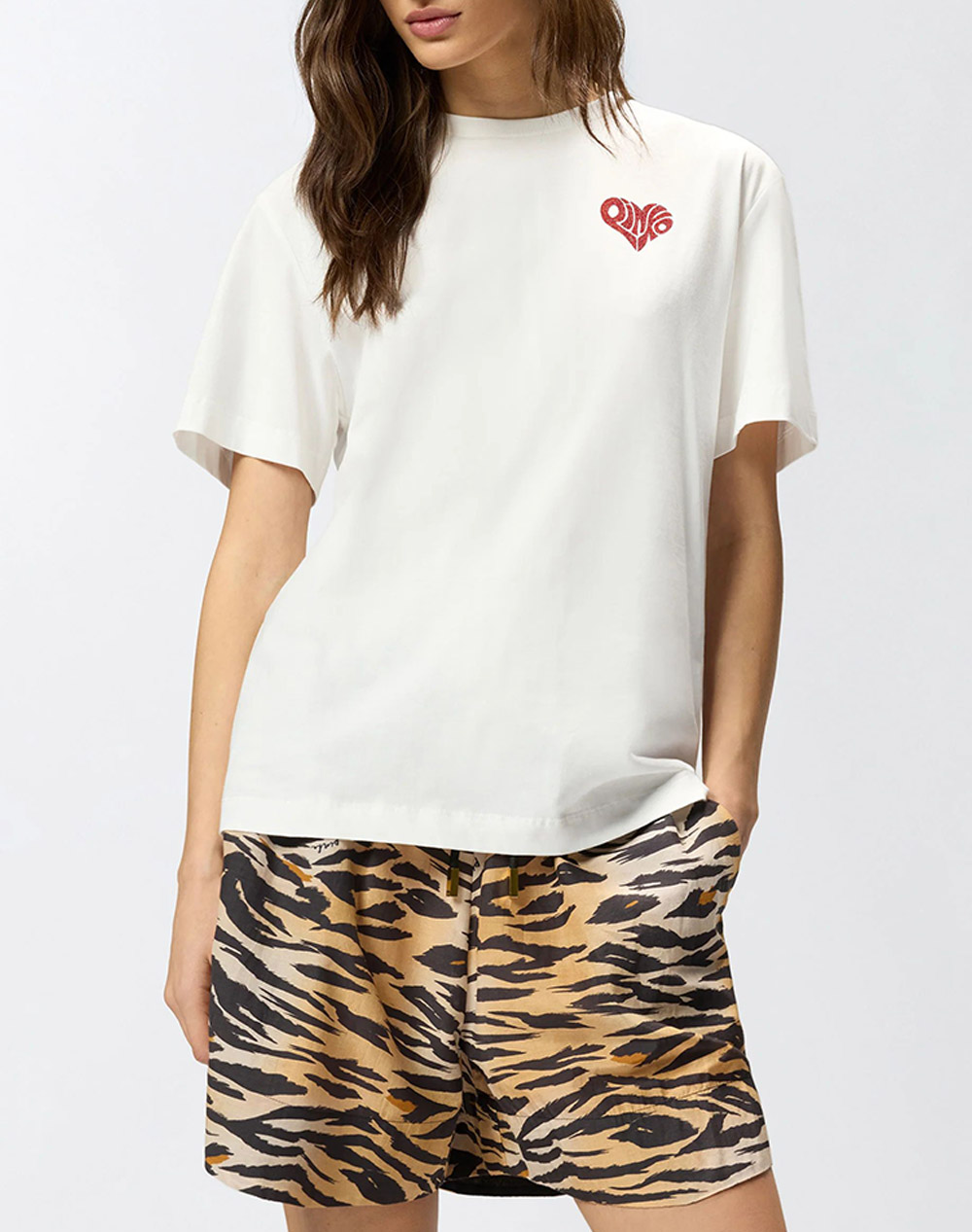 PINKO STREPITOSO T-SHIRT JERSEY LOGO 105526A33I-ZR2 White