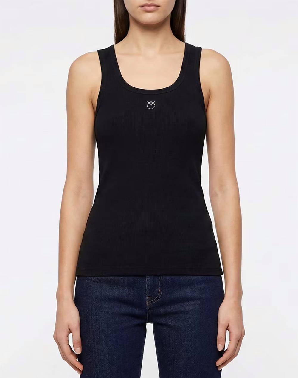 PINKO CALCOLATORE CANOTTIERA COSTINA 100807A338-Z99 Black