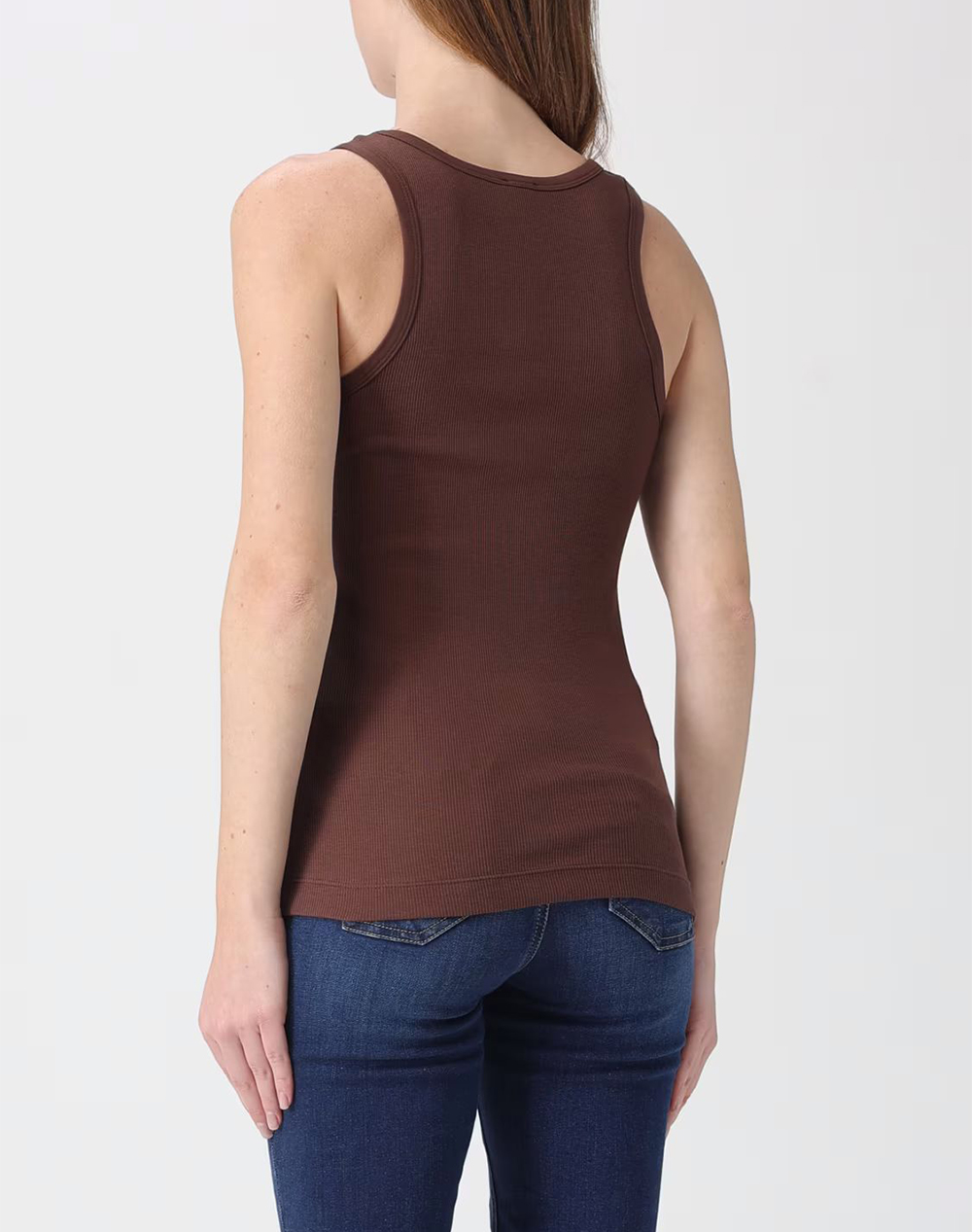 PINKO CALCOLATORE CANOTTIERA COSTINA 100807A338-L78 Brown