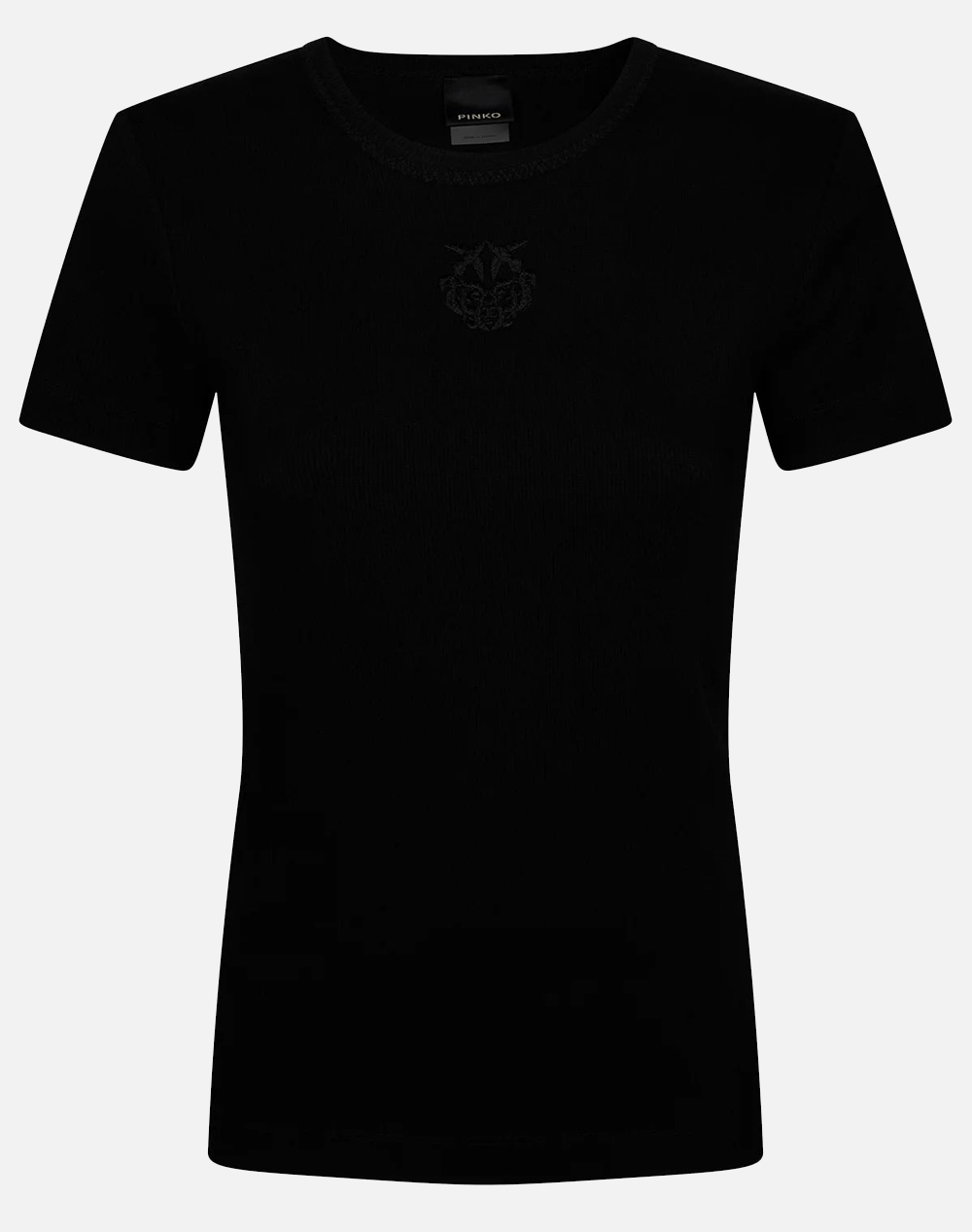 PINKO BRUGHERIO T-SHIRT COSTINA LOGO 106815A3AL-Z99 TotalBlack