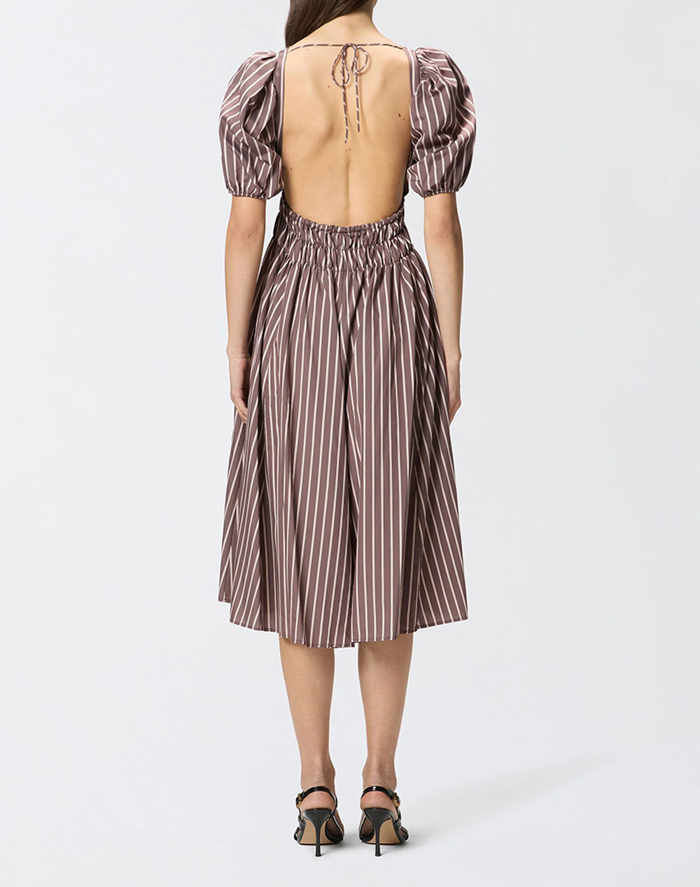 PINKO ETHEL ABITO TINTO FILO FLUIDO 106670A33Q-LN1 Brown