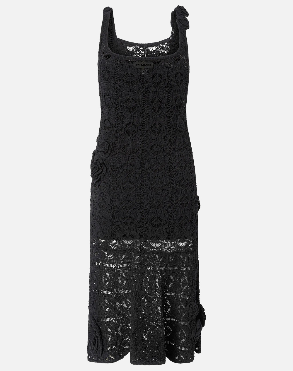 PINKO JUNCUS ABITO CROCHET SEWON FLO 106862A3B8-Z99 Black